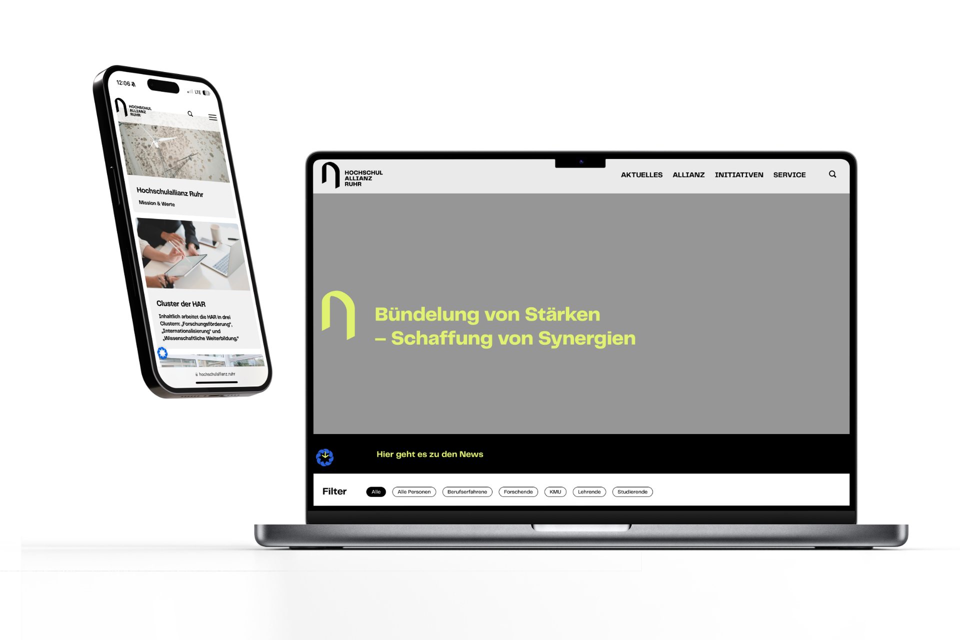 Re-design HOCHSCHULALLIANZ